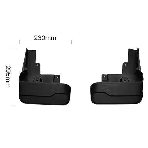 Guardabarros de coche para Cannon Ute 2020 a 2022 con protector de salpicaduras robusto 4