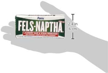 Fels Naptha Laundry Bar and Stain Remover, 5.0 Oz