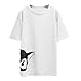 Produktbild AOGOTO Fashion Damen Casual O-Neck Kurzarm Bluse Fun Print Bluse ärmellose Bluse Hemdbluse Damen Tops Tunika Damen T Shirt nölpferd T-Shirt