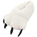MIK funshopping - Pantuflas de Peluche con diseño de Oso Polar, Color Blanco, Talla 38/39 EU