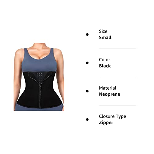 Reamphy Waist Trainer Corset Women Workout Trimmer Sweat Sports Girdle Belt Body Shaper (Black,Xl) #TOP7