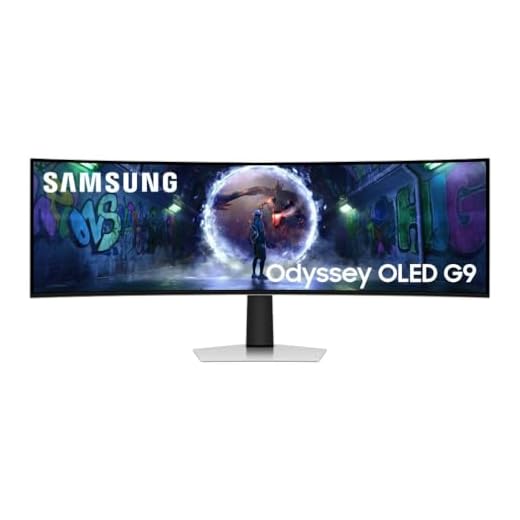 Samsung Monitor Gaming Odyssey OLED G9 (S49DG934), Curvo (1800R), 49'', 5120x1440 (DQHD), 32:9, HDR10+, QD-OLED Glare Free, 240Hz, 0,03ms (GtG), Compatibilità G-Sync, HDMI, Micro HDMI, DP