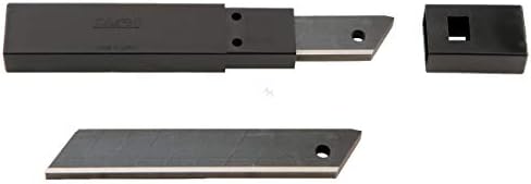 OLFA LBB-10B - Pack de 10 cuchillas troceables 18 mm negras