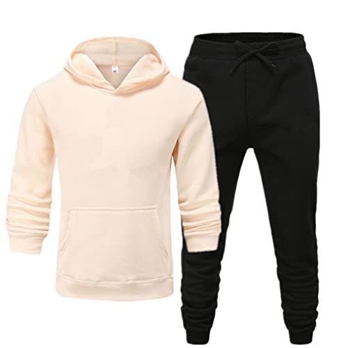 Sweat à capuche épais en molleton violet avec pantalon de survêtement chaud taille S - 7