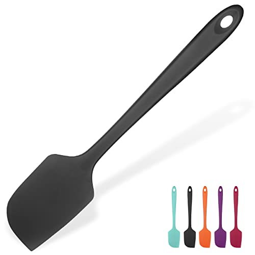 Image of U-Taste 14in Extra Large Silicone Spatula, 600F Heat Resistant, Black
