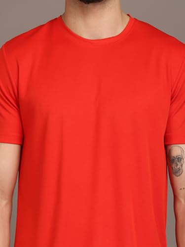 Image of INKKR Men's Solid Round Neck Multicolor T-Shirt (Pack of 3)