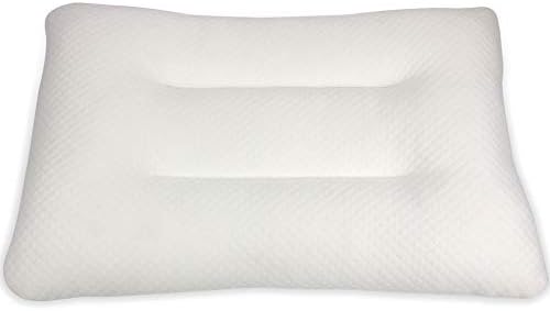 Cheer Collection Natural Shredded Latex Pillow Firm Eco-Friendly Foam Pillow with Bamboo Cover, Standard Size - 18" x 26"