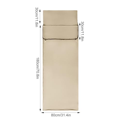 Doublure sac de couchage enveloppe compacte et portable voyage - 5
