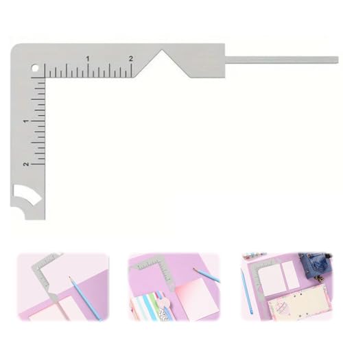 HAFRILY Bucheinband-Anleitung, 5-in-1 Buch Binden Selber Binder Werkzeuge, Für Stellt Spanplatten Buchumschläge und HerBuch und Fotoalben für Note Buchbinden-Werkzeug Aus Edelstahl