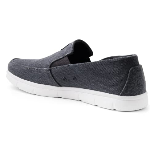 Huk Men's Brewster Slip On Wet Traction Fishing & Deck Shoes Boat, Classic-Volcanic Ash, 11 #TOP2