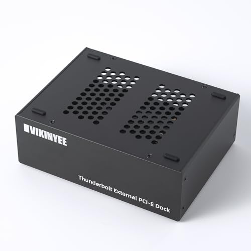 VIKINYEE PCIe 拡張ボックス Thunderbolt 3/4 USB4 対応 【40Gbps / PCIe 3.0 x4】 外付け拡張シャーシ ノートPC/ミニPC用 Decklink キャプチャーボード対応 Windows/MacOS/Linux (VK-G2)（Amazon）
