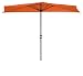 Trademark Innovations Patio Half Umbrellas, 9', Orange
