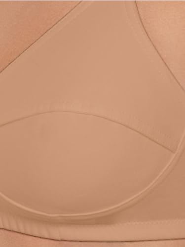Image of Daisy DEE Women's Cotton Seamed Non-Wired Regular Straps Full Coverage Non-Padded Bra - NSHTL