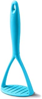 Zeal J165A Non-Stick Potato Masher-Lime, Plastic, Aqua