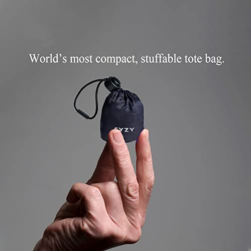 Syzy Crossbody Packable Travel Tote Bag - Portable Nylon Shopping Bag, Reusable For Groceries, Pool, Beach, Farmer’s Market, Hiking, Collapsible Without Folding, Small Stuffable Pouch #TOP1