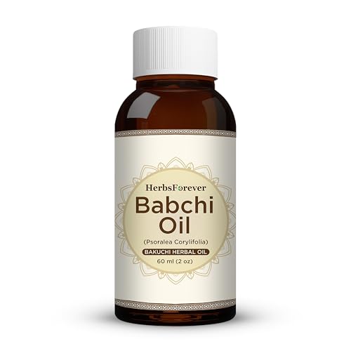 Herbsforever Bakuchi (Babchi) Oil – Cold-Pressed Psoralea Corylifolia Seed Oil, Non-GMO, Vegan, 2 fl oz (60 ml)