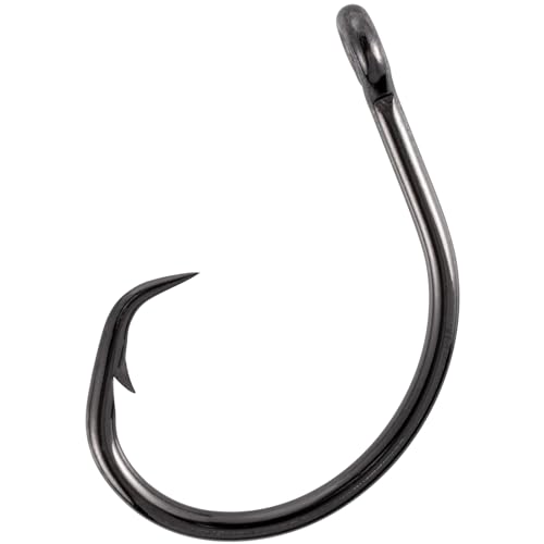 Hameçons ronds de pêche solides Dr.Fish wide gap pour thon bar et poisson-chat en eau douce