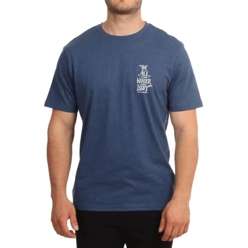 SALTROCK ® Lost Ships | Mens Short Sleeve T-Shirt | Navy | Size: L
