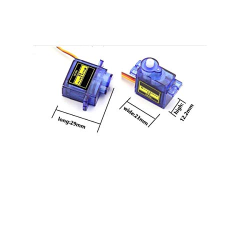 Image of REES52 2Pcs SG90 Micro Servo Motor Mini 9G Compatible for Arduino RC Robot Helicopter Airplane Boat Controls