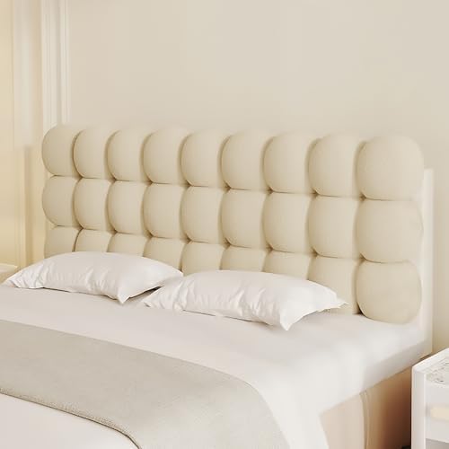 Upholstered Wall Mounted Headboard Panels, Support Bolster Cushio...