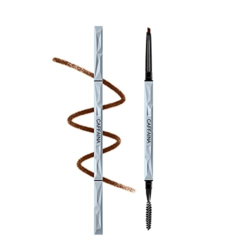 asulike Eyebrow Pencil 2 Piece set,Longlasting Waterproof Automatic Liner Eye Brow Color Gel (Light Brown)