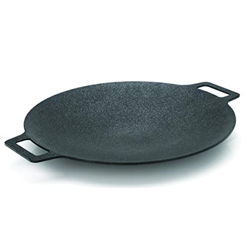 SCSP - Korean BBQ Grill Non-stick Grill Pan Circular size 15.3 inches[Bag included] / Natural Material 6 Layer Coating/[Made In Korea] Can be used outdoors. [ Korean Camping Grill Pan ]