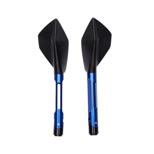 Espejo moto lateral azul para Kawasaki Z900 accesorios espejos retrovisores aluminio par