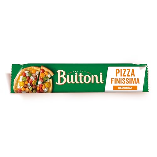 BUITONI Masa Pizza Finissima Redonda, Fina y Crujiente, 230g (Refrigerado)
