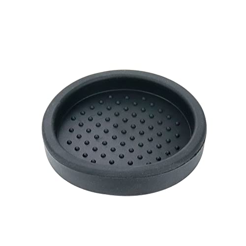Tighall 6.3cm/2.5inch Espresso Silicone Gel Round Tamper Mat, Small Coffee