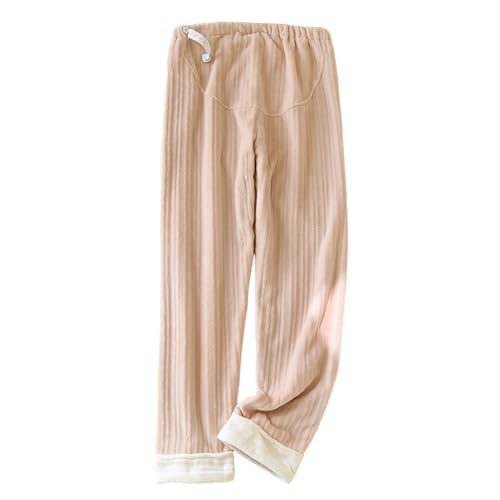 Pantalones Premamá 48 Pijama de Mujer con Cintura Larga y Vientre Ajustable se puede llevar al aire libre en invierno. Pantalones largos para el hogar para mujer en primavera y adelgazamiento Ropa