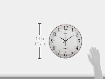 Amazon.co.jp: セイコー クロック 掛け時計 衛星 電波 アナログ SPACE