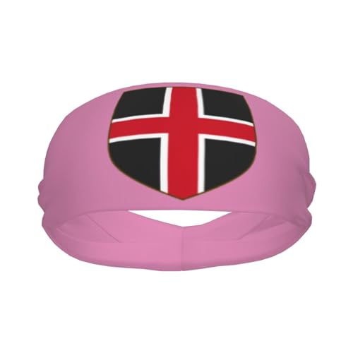 Durham Prints Sports Sweatband for Yoga, Tennis, Running