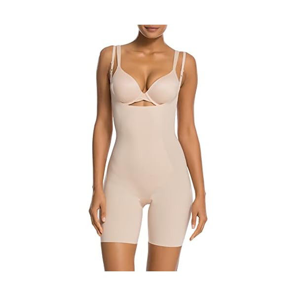 SPANX-Shapewear-for-Women-Thinstincts-10-Open-Bust-Mid-Thigh-Bodysuit-Regular-and-Plus-Sizes SPANX Shapewear for Women Thinstincts Open-Bust Mid-Thigh Bodysuit (Regular and Plus Sizes) Soft Nude LG