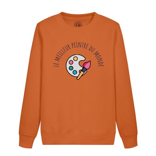 Sweatshirt enfant le meilleur peintre du monde cadeau anniversaire jeune artiste