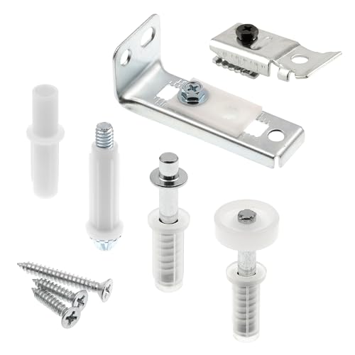 Prime-Line N 7534 Bi-Fold Door Hardware Repair Kit &ndash; Includes Top and Bottom Brackets, Top and...