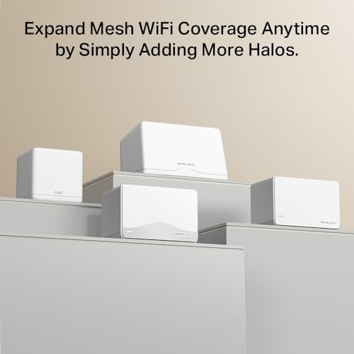 Image of Mercusys TP-Link Halo H3600BE Mesh Wi-Fi 7 BE3600Mbps Dual-Band, 3 Gigabit WAN /LAN Ports, Covered up to 650 m, 4K-QAM, MLO, Multi-RUs, VPN, APP Control, 3pcs
