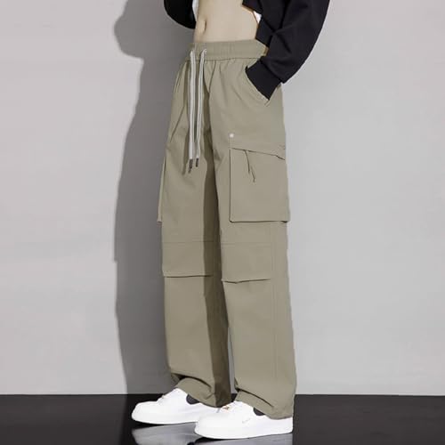 Image of Lymio Cargo for Men || Cotton Cargo Pant || Drawstring Waist Pant (Also Available in Plus Sizes) (149-152)