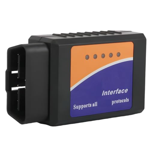 Toaluea Bluetooth 5.1 Diagnosegerät Auto Scanner Code Leser, Engine System Diagnostic Tools für iOS Android Windows, Diagnosewerkzeuge Diagnose Kabel Interface für Protokoll Fahrzeuge