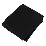 Panno di ricambio in textilene nero, 120 x 43 cm, per sedia a sdraio da spiaggia, seduta, tessuto a rete, facile da installare, parte di riparazione per mobili da giardino (senza cuscino)