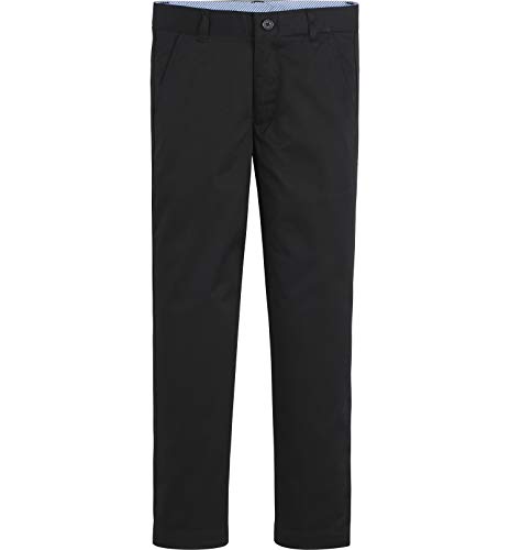 Image of Tommy Hilfiger Boys Flat Front Twill Blend Dress Pants, Kids School Uniforms