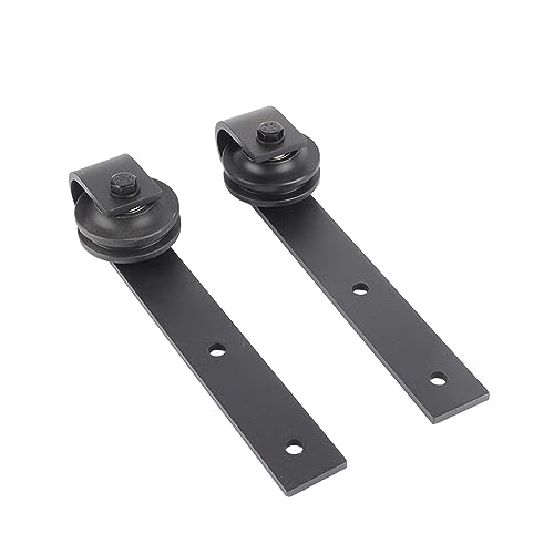 Quincaillerie Kit De Rail Pour Porte Coulissante, Kit Rail De Porte De Grange, 6,6ft Kit De Rail Pour Porte Coulissante Placard, Kit De Porte Coulissante Système