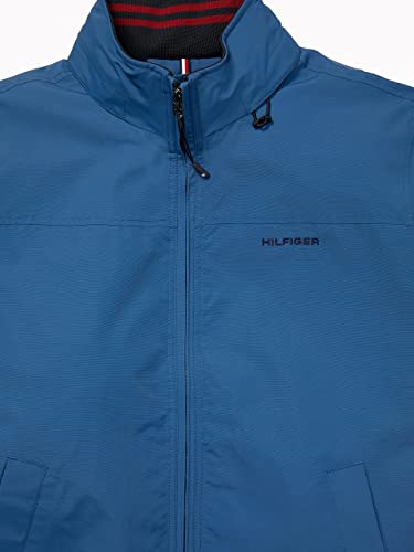 Tommy Hilfiger Mens Adaptive Regatta With Magnetic Zipper Jacket, Athletic Blue, Large Us #TOP2