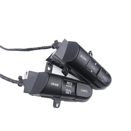 Bouton de volant Honda Civic avec double rétroéclairage rouge vert pour régulateur et audio