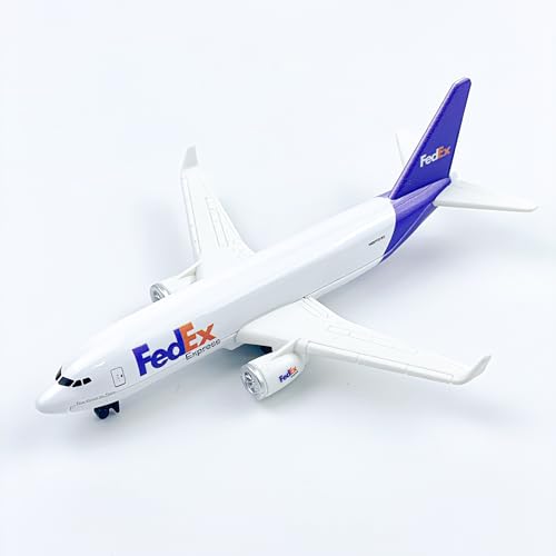 WngAur Airplane Model, FedEx Aircraft Die-cast Metal Planes Suitable for Collection and Desktop Decor