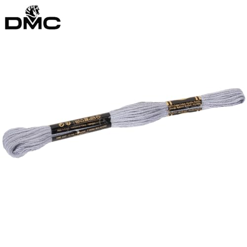 Image of Hobby Lobby DMC Cotton Embroidery Floss 318 Light Steel Gray Set of 12