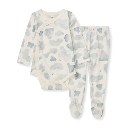 Image of Burt's Bees Baby Unisex Bodysuit and Pant Set, 100% Organic Cotton