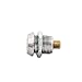 FJM Security 2615B-KA Miniature Tubular Push Locks with Chrome Finish, Keyed Alike - 1 Pack