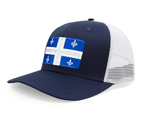 Image of International Tie State Hat for Men and Women, Adjustable Snapback Trucker Baseball Cap with Embroidered Patch