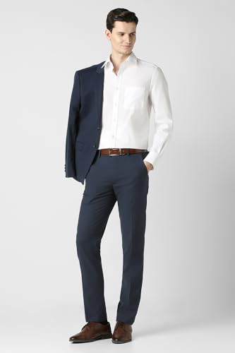 Image of Peter England Men Mid Rise Neo-Slim Formal Trouser