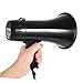 BESTonZON Small Megaphone Bullhorn Portable Lightweight Speaker for Cheerleading Rallies Emergency Use Recording Battery Operated Batteries Not Included